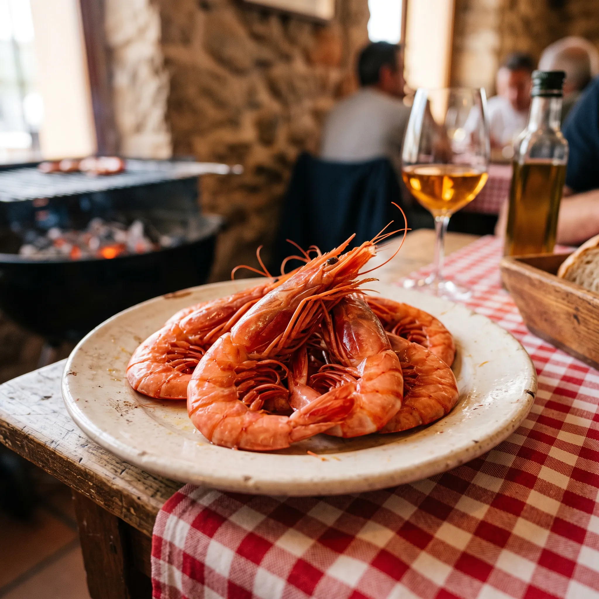 Gamba vermella al gust